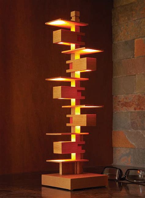 Stunning floor lamp design idea Lamps & Lighting, Cool Lighting, Lighting Design, Wood Design ...