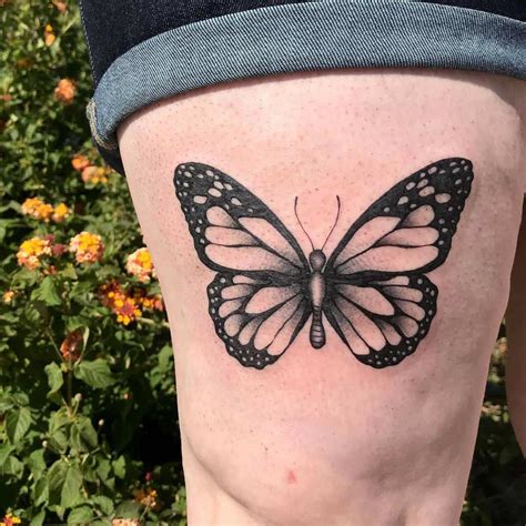 Monarch Butterfly Tattoo Stencils