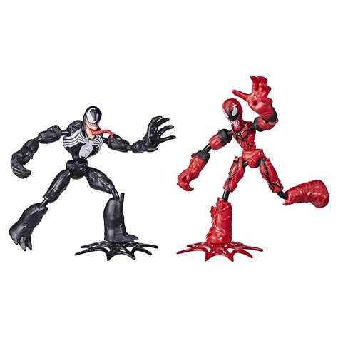 Buy Marvel Spider-Man Bend and Flex Venom Vs. Carnage Action Figure ...