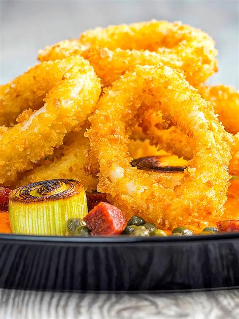 Fried Calamari Perfect Crispy Breaded Squid Rings | Krumpli