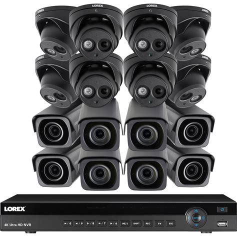 Lorex 16-Channel 4K UHD NVR with 3TB HDD, 8 4K Night Vision Dome