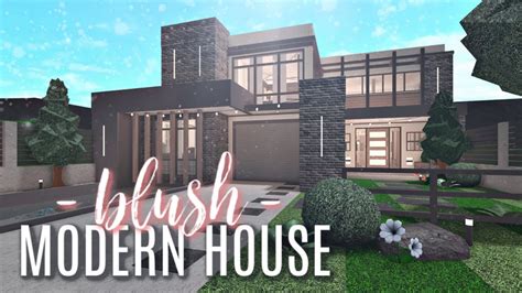 BLOXBURG || Blush modern house 131k - YouTube