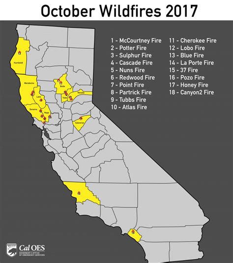 Map Of Current Fires In California Detailed Map Current Forest Fires ...