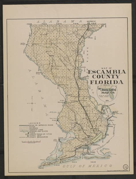 Map Of Escambia County Florida | Printable Maps