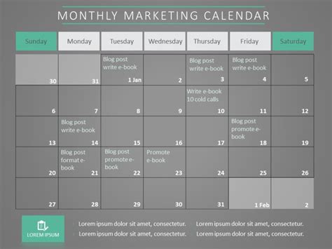 Top Marketing Calendar Templates for PowerPoint | SlideUpLift