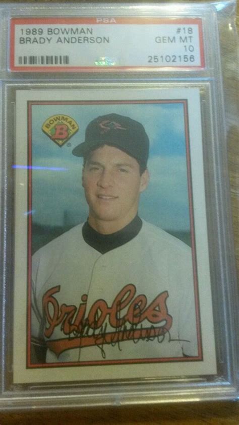 Auction Prices Realized Baseball Cards 1989 Bowman Brady Anderson