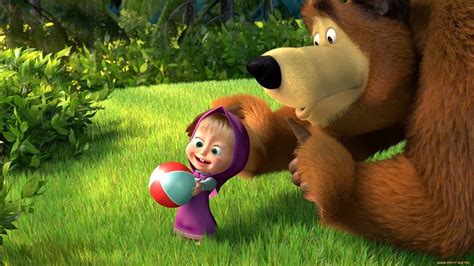 The Cartoon Funny: Marsha and The Bear Cartoon World Animation