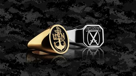 Custom Military Signet Ring – The Jewelry Republic