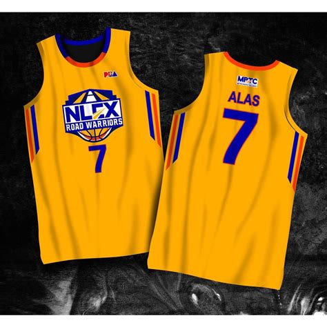 PBA JERSEY | NLEX ROAD WARRIORS KEVIN ALAS #8 | FULL SUBLIMATION JERSEY ...