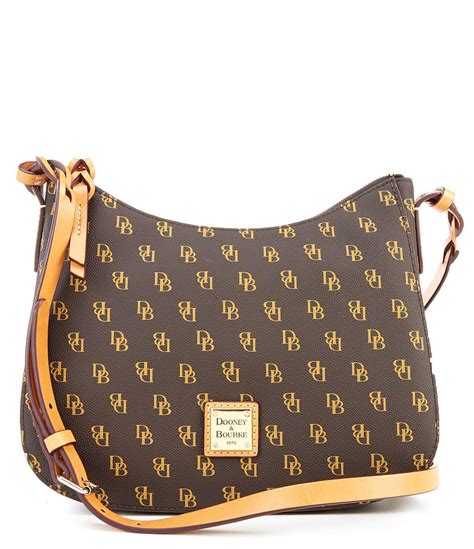 Dooney & Bourke Cotton Dooney Bourke Blakely Collection Tracy Signature Crossbody Bag in Brown ...