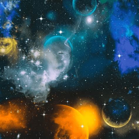 AS Creation Space Planets Stars Pattern Childrens Wallpaper