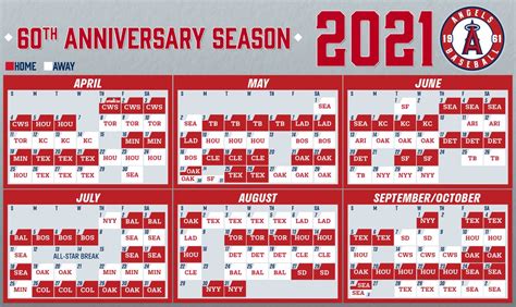 Angels release 2021 MLB schedule - Halos Heaven