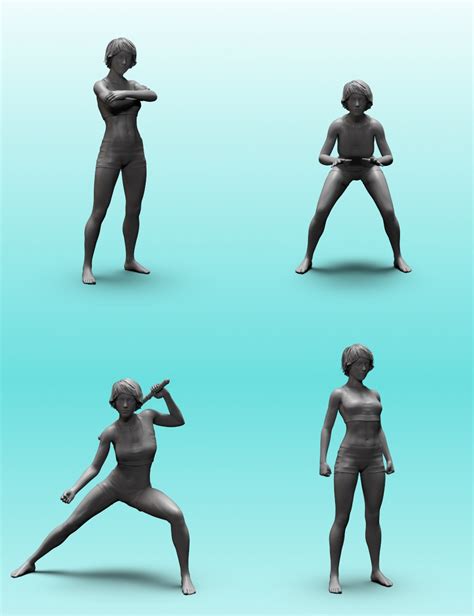 Stand Strong Poses for Genesis 8 Female - DAZ 3D Models - 3D CG | Strong pose, Poses, 3d model