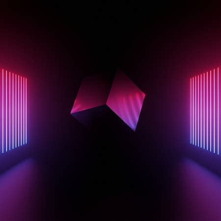 Neon Cube | Wallpapers HDV