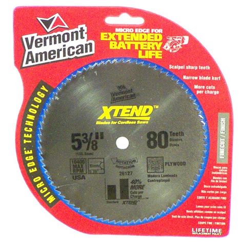 Vermont American 26127 XTEND Carbide Circular Saw Blades - Free Shipping On Orders Over $45 ...