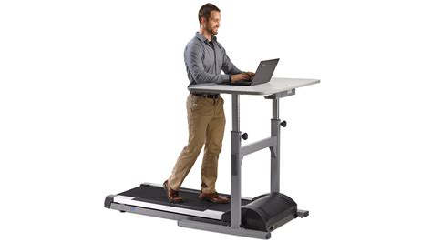 Modern Office LifeSpan High Use Treadmill with Manual Desk with Bluetooth Display | Zuri Furniture