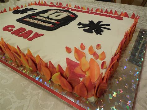 Fire Fighter Retirement Cake - CakeCentral.com