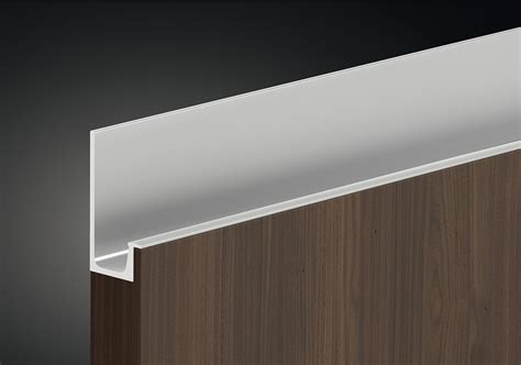 Continuous Handle, Aluminium, for seemingly handle-less fronts - in the Häfele Canada Shop