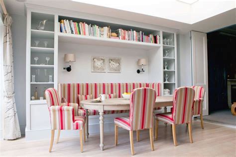 dining room / library combo. home decor and interior decorating ideas. built in bookshelves ...