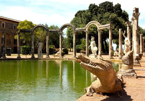 Villa Adriana, la dimora dell'Imperatore | Villa, Giardini di tivoli, Roma italia