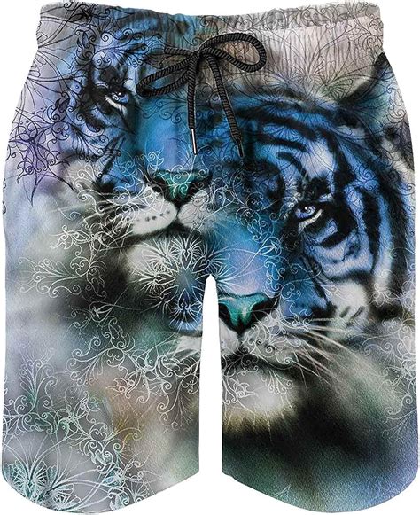 Animal Summer Quick Dry Shorts Safari Tigers : Amazon.ca: Everything Else