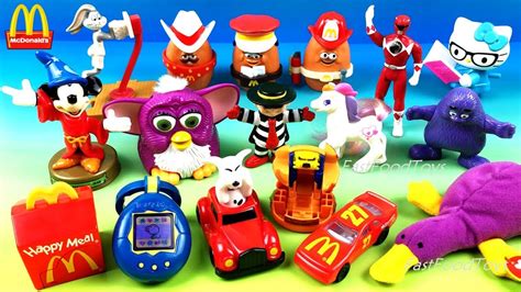 McDonald's 40 Years Happy Meal Toys Full Set 17 Retro Throwback Kids Collection 2019 Europe Asia ...