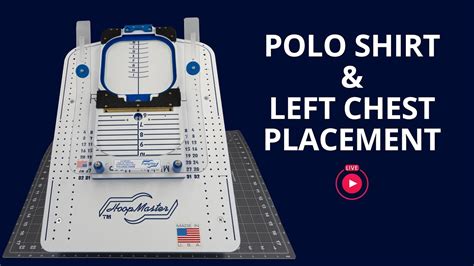 week 39: How to get the perfect Polo Shirt Placement with the Hoop Master Station - YouTube