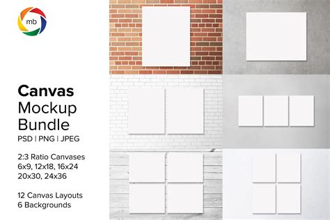 Poster Mockup Bundle - 12x18, 24x36 | Product Mockups ~ Creative Market