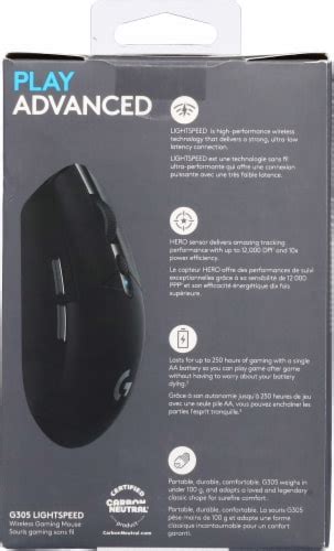 Logitech™ Wireless Gaming Optical Mouse - Black, 1 ct - Fry’s Food Stores