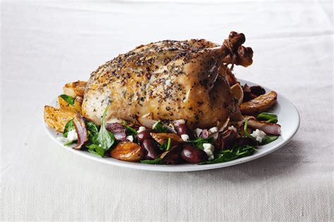 Greek Roasted Chicken With Potatoes and Kalamata Olives - Super Safeway