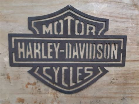 Plasma cut Harley Davidson Sign