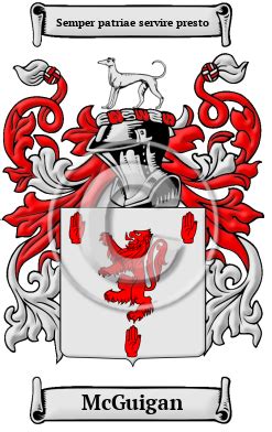 McGuigan Name Meaning, Family History, Family Crest & Coats of Arms