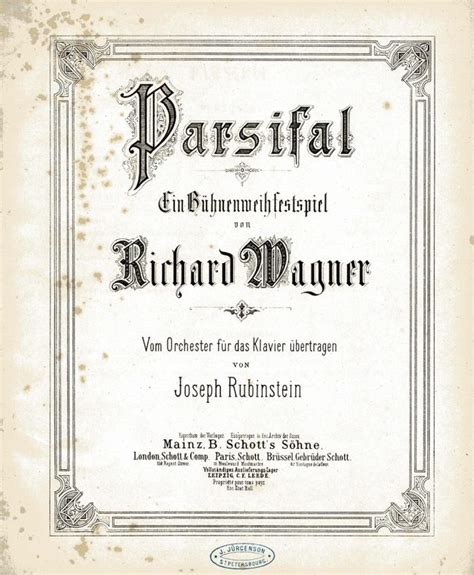 PARSIFAL, WWV111 - LE MUSEE VIRTUEL RICHARD WAGNER