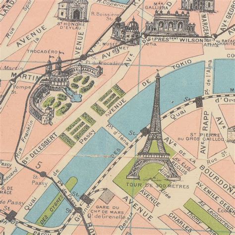 Vintage Paris Ses Monuments Guide Pratique du Visiteur Map | EBTH