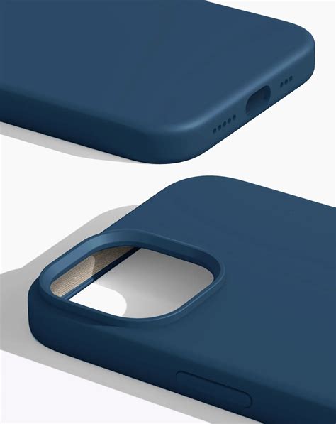 Silicone iPhone 15 Case Deep Blue - Caseface