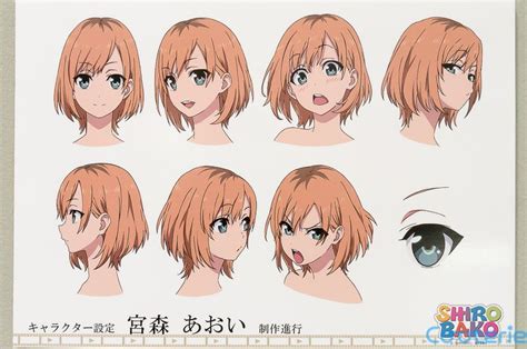 SHIROBAKO Character Model Sheets | Anime character design, Character ...