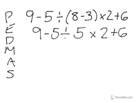 Order Operations Solving Math Equations - Tessshebaylo