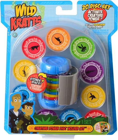 Wild Kratts Toys Creature Power Disc Holder Set with 20 Discs - Martin ...