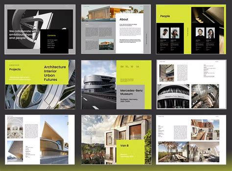 Architecture Student Portfolio Layout
