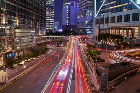 Hong Kong night streets editorial stock photo. Image of hongkongnight ...