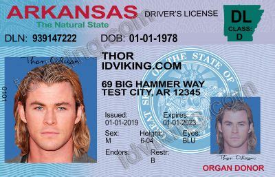 Arkansas (AR) – Drivers License PSD Template Download - IDViking