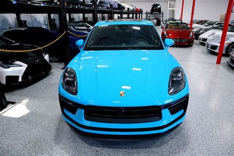 2023 Used Porsche MACAN S PREMIUM PKG NEW 2023 MACAN S MIAMI BLUE!!! at Scottsdale Sports and ...