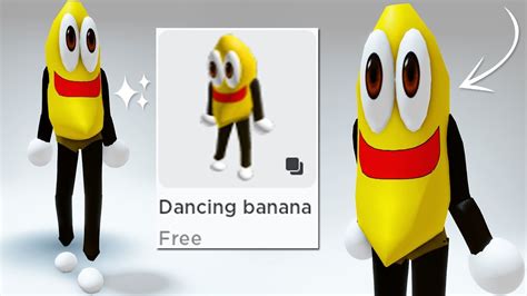 GET THIS FREE DANCING BANANA ROBLOX COSTUME NOW 😍 🤩 - YouTube