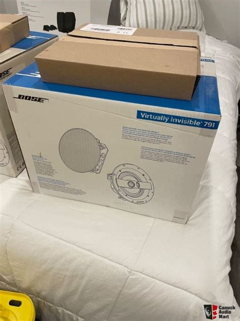 Brand new Bose speakers BOSE virtually invisible 791 in ceiling speakers with rough in kits ...