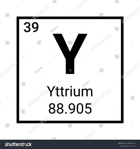 Yttrium symbol Images, Stock Photos & Vectors | Shutterstock