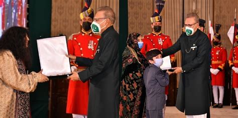 Pakistan Day Awards 2021 – President Confers 88 Civil Awards - INCPak