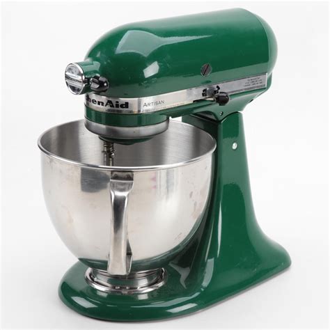 KitchenAid Artisan 5 qt. Stand Mixer in Empire Green with Attachments ...