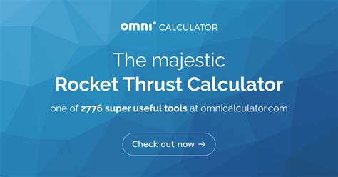 Rocket Thrust Calculator