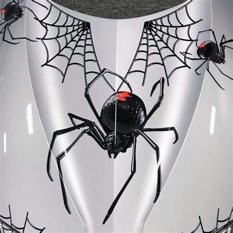 Decals & Stickers Graphics Decals BLACK WIDOW SPIDER ~ VINYL GRAPHIC ...