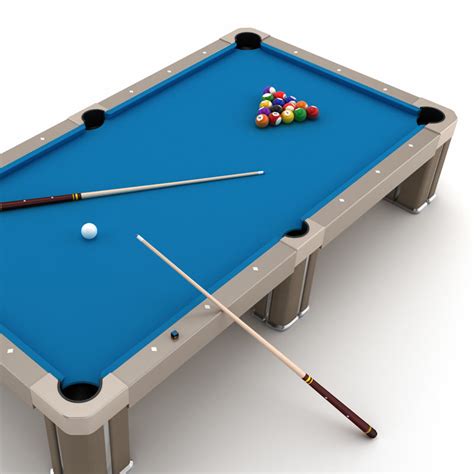 3d model pool table